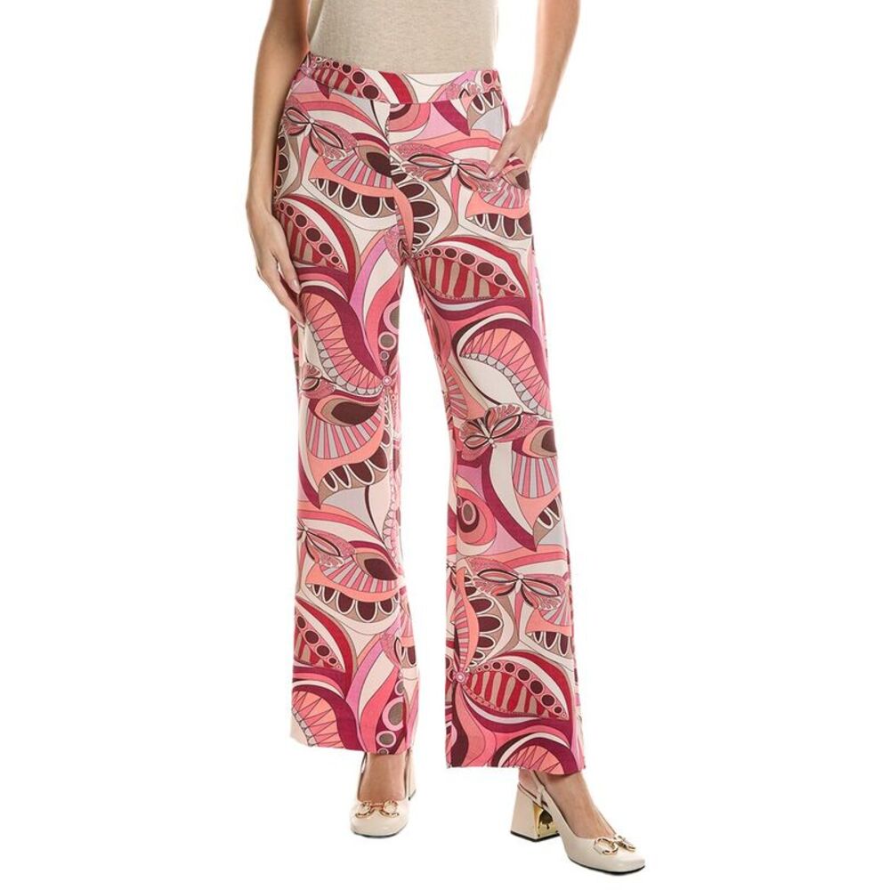 Tyler Böe Womens Tess Tucci Knit Print Pant, Multi
